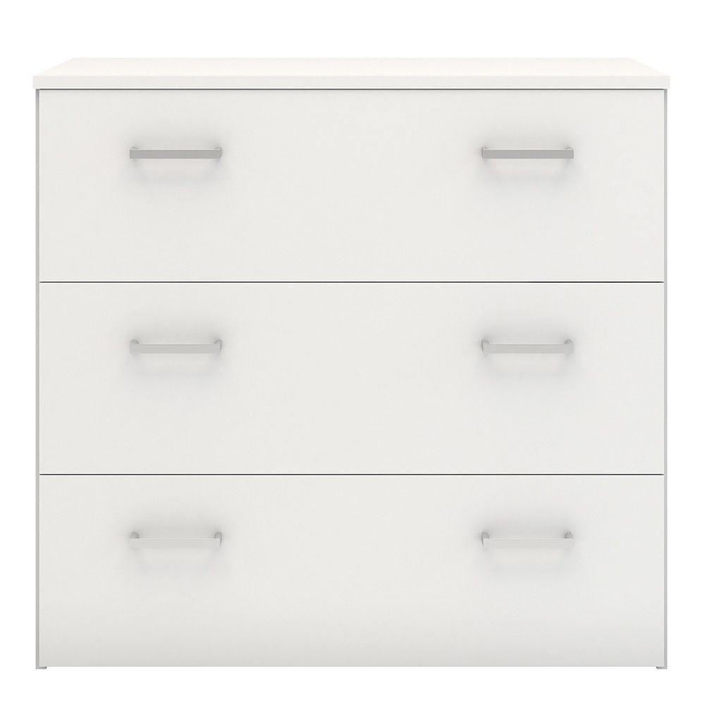 Space Chest of 3 Drawers in White