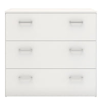 Thumbnail for Space Chest of 3 Drawers in White