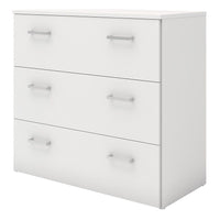 Thumbnail for Space Chest of 3 Drawers in White