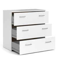 Thumbnail for Space Chest of 3 Drawers in White