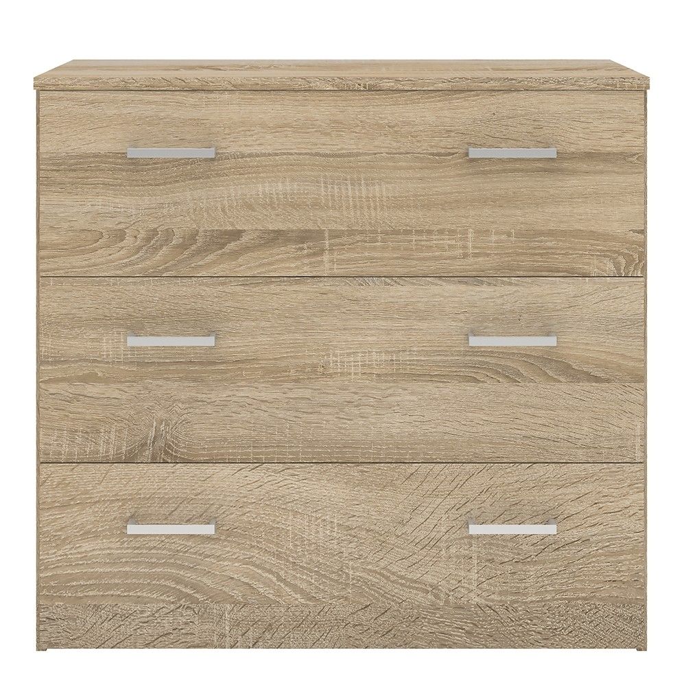 Space Chest of 3 Drawers in Oak