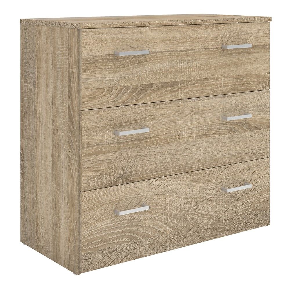 Space Chest of 3 Drawers in Oak