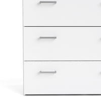 Thumbnail for Tall Simple White 5 Drawer Chest