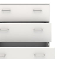 Thumbnail for Tall Simple White 5 Drawer Chest