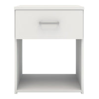 Thumbnail for Space Bedside 1 Drawer in White