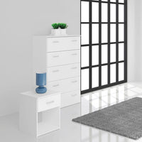 Thumbnail for Space Bedside 1 Drawer in White