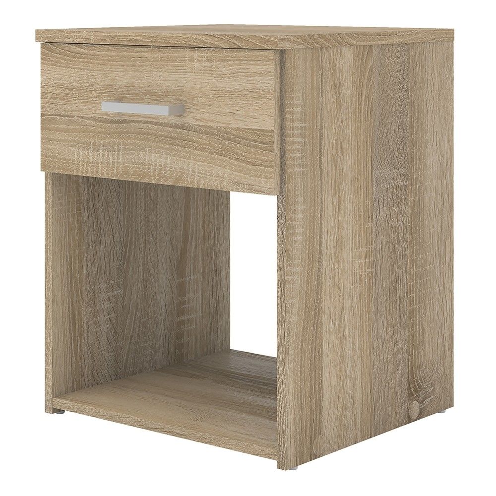 Space Bedside 1 Drawer in Oak