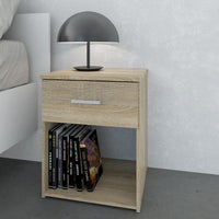 Thumbnail for Space Bedside 1 Drawer in Oak