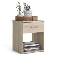 Thumbnail for Space Bedside 1 Drawer in Oak