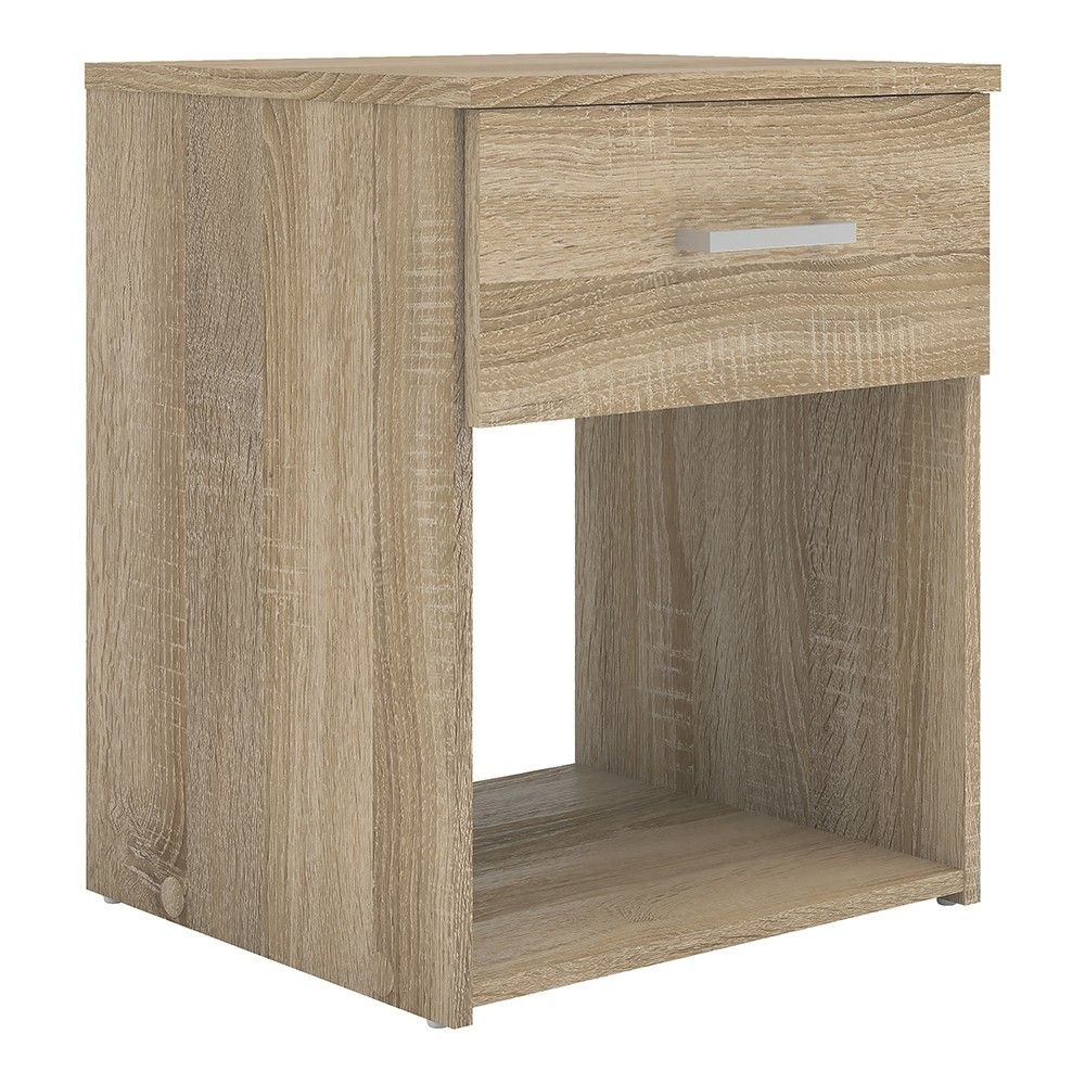 Space Bedside 1 Drawer in Oak