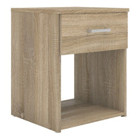 Thumbnail for Space Bedside 1 Drawer in Oak