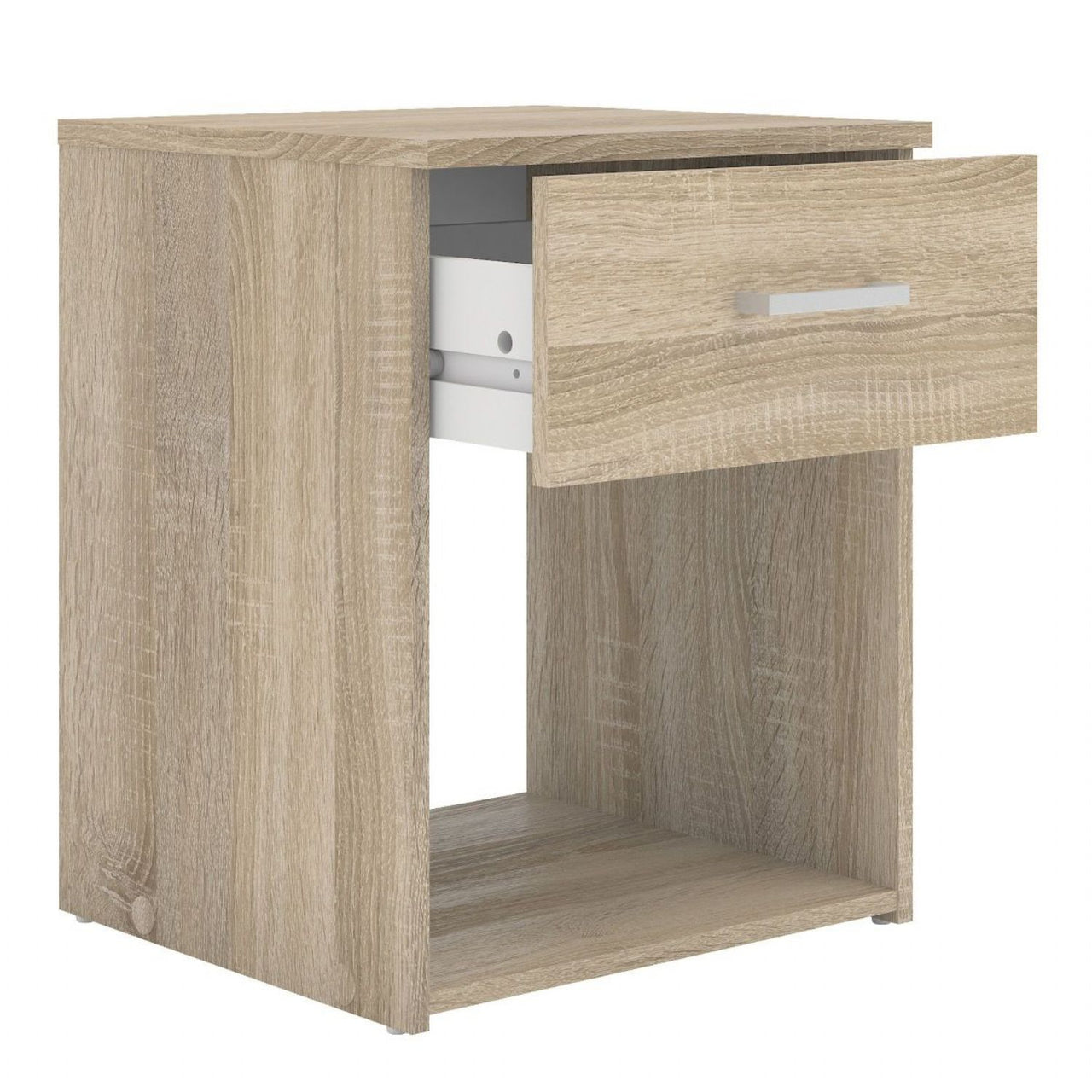 Space Package Bedside 1 Drawer + Chest of 3 Drawers + Wardrobe with 2 doors + 1 drawer in Oak