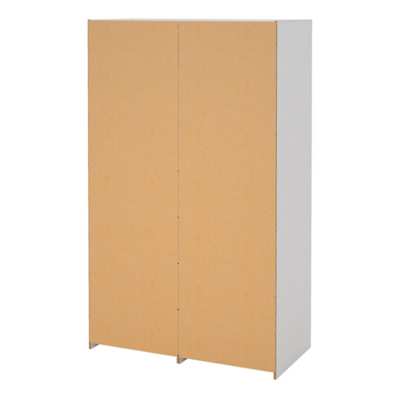 Line Wardrobe with 2 Sliding Doors and 4 Drawers, White