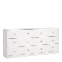 Thumbnail for Chest of 6 Drawers (3+3) in White