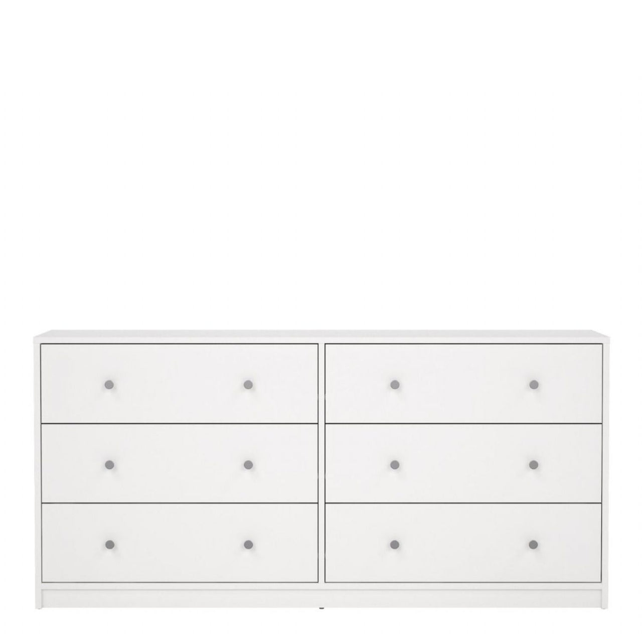 Chest of 6 Drawers (3+3) in White