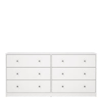 Thumbnail for Chest of 6 Drawers (3+3) in White