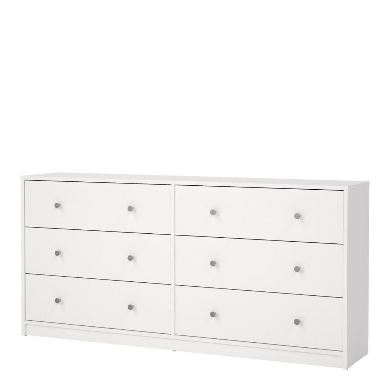 Chest of 6 Drawers (3+3) in White