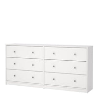 Thumbnail for Chest of 6 Drawers (3+3) in White