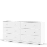 Thumbnail for Chest of 6 Drawers (3+3) in White