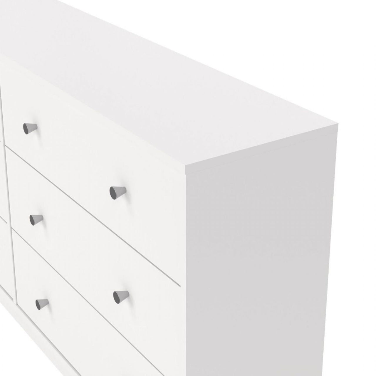 Chest of 6 Drawers (3+3) in White