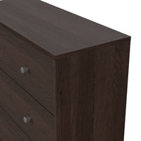 Thumbnail for Large Tall Dark Walnut Chest of 5 Drawers 108 x 72cm