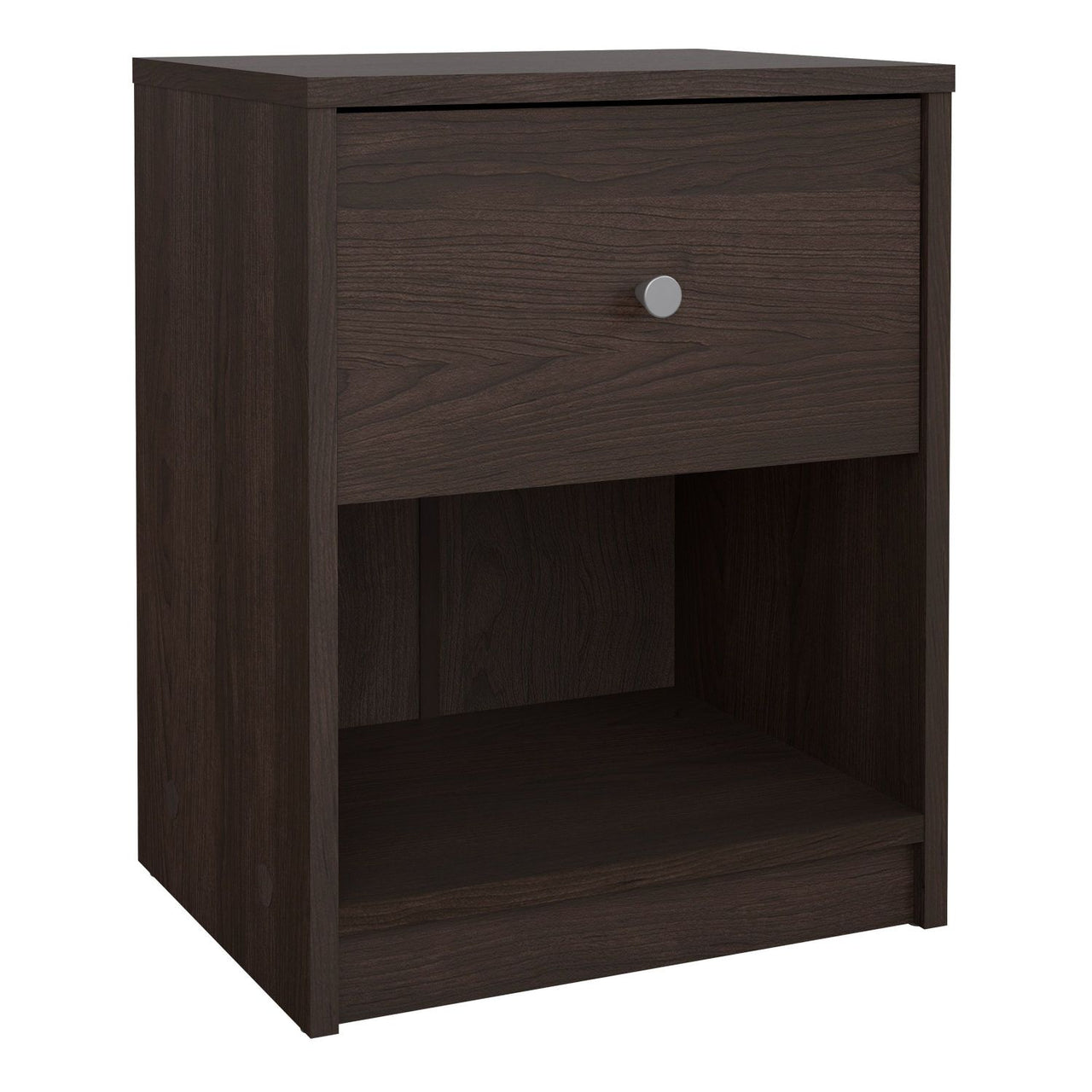 Bedside 1 Drawer in Dark Walnut