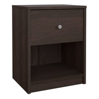 Thumbnail for Bedside 1 Drawer in Dark Walnut