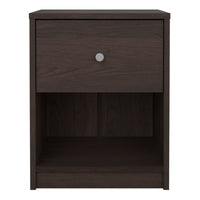 Thumbnail for Bedside 1 Drawer in Dark Walnut