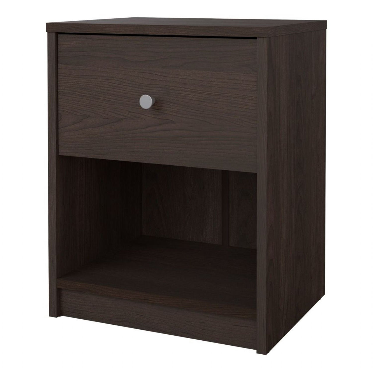 Bedside 1 Drawer in Dark Walnut