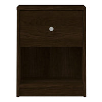 Thumbnail for Bedside 1 Drawer in Dark Walnut