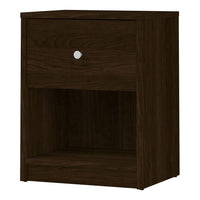 Thumbnail for Bedside 1 Drawer in Dark Walnut