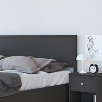 Thumbnail for Modern Grey Laminated Bedside Cabinet With 1 Drawer 48x38cm