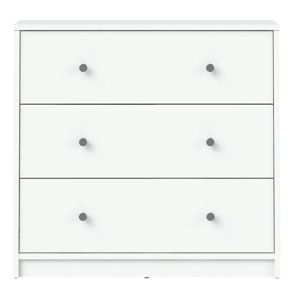 Chest of 3 Drawers in White