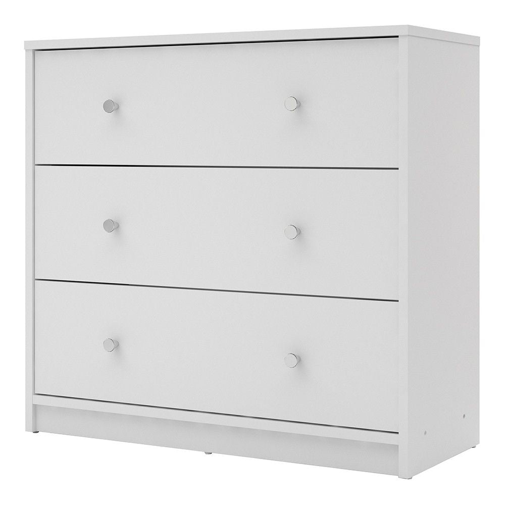 Chest of 3 Drawers in White