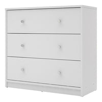 Thumbnail for Chest of 3 Drawers in White