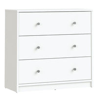 Thumbnail for Chest of 3 Drawers in White