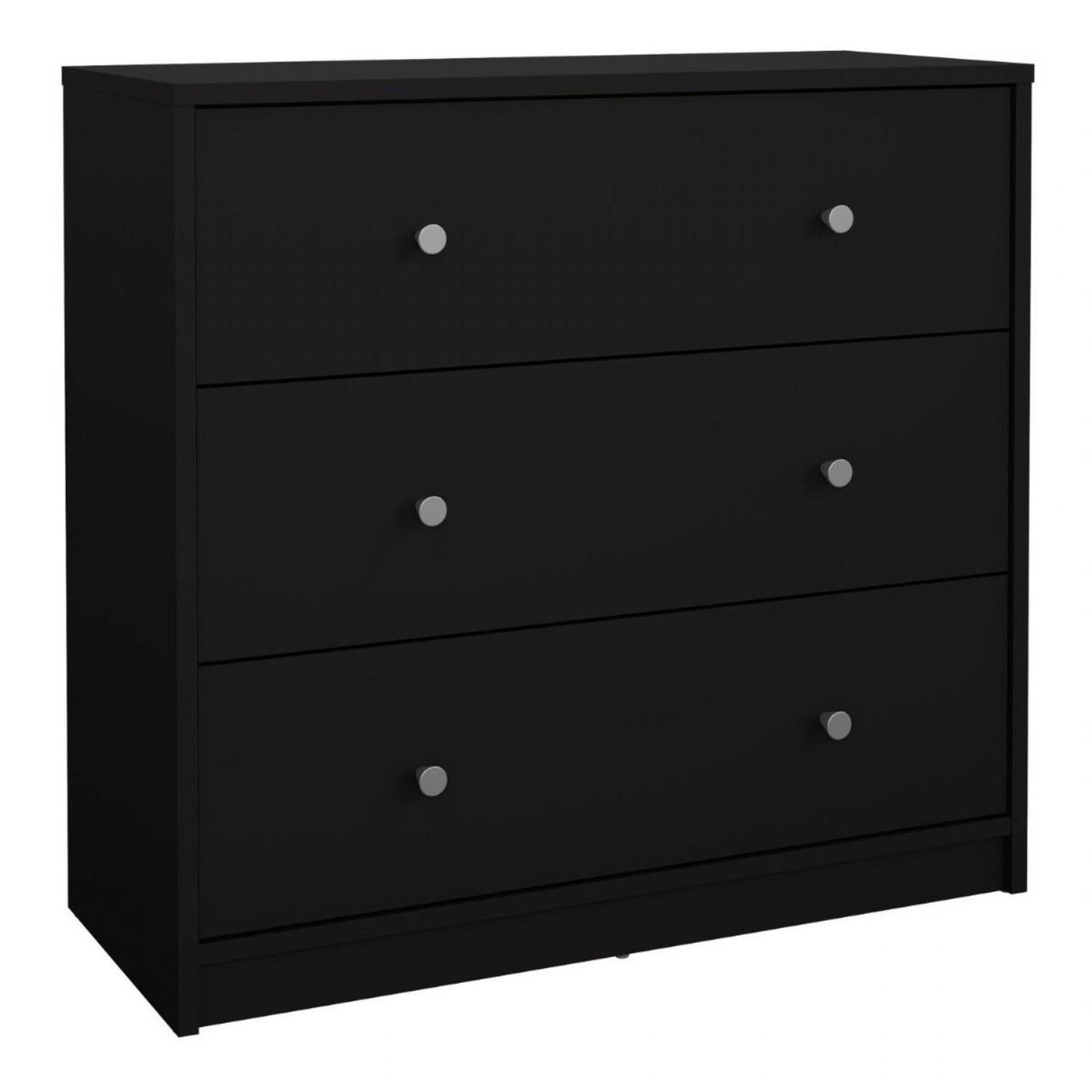 Chest of 3 Drawers in Black