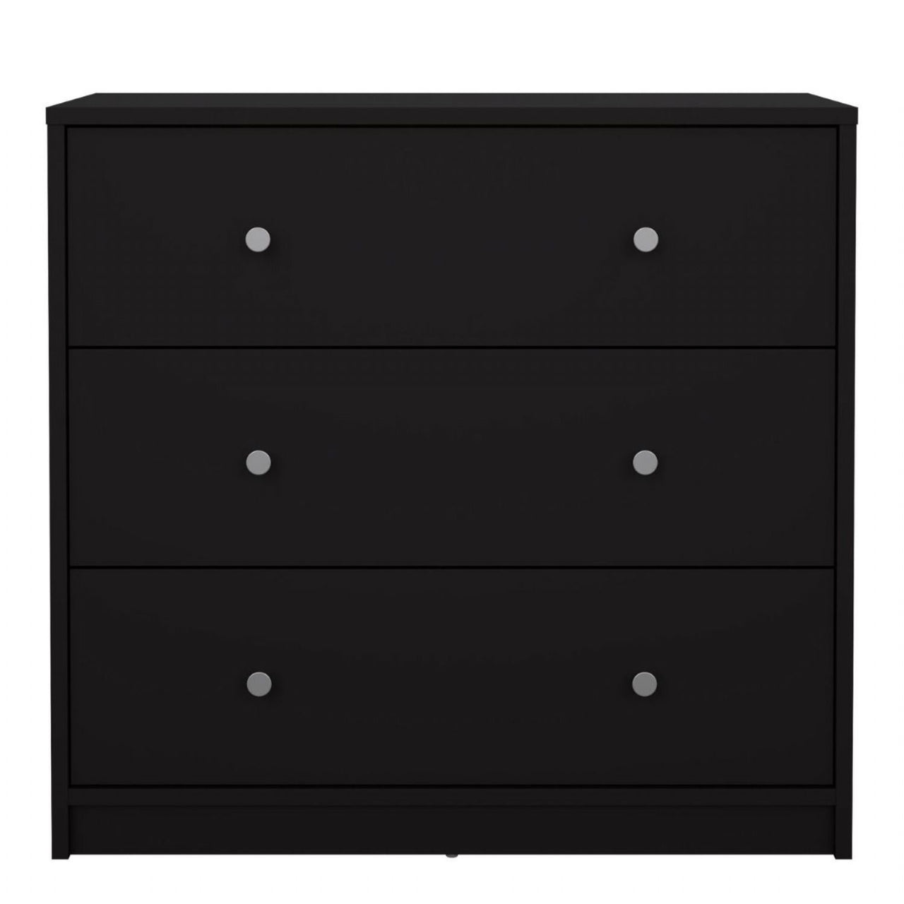 Chest of 3 Drawers in Black