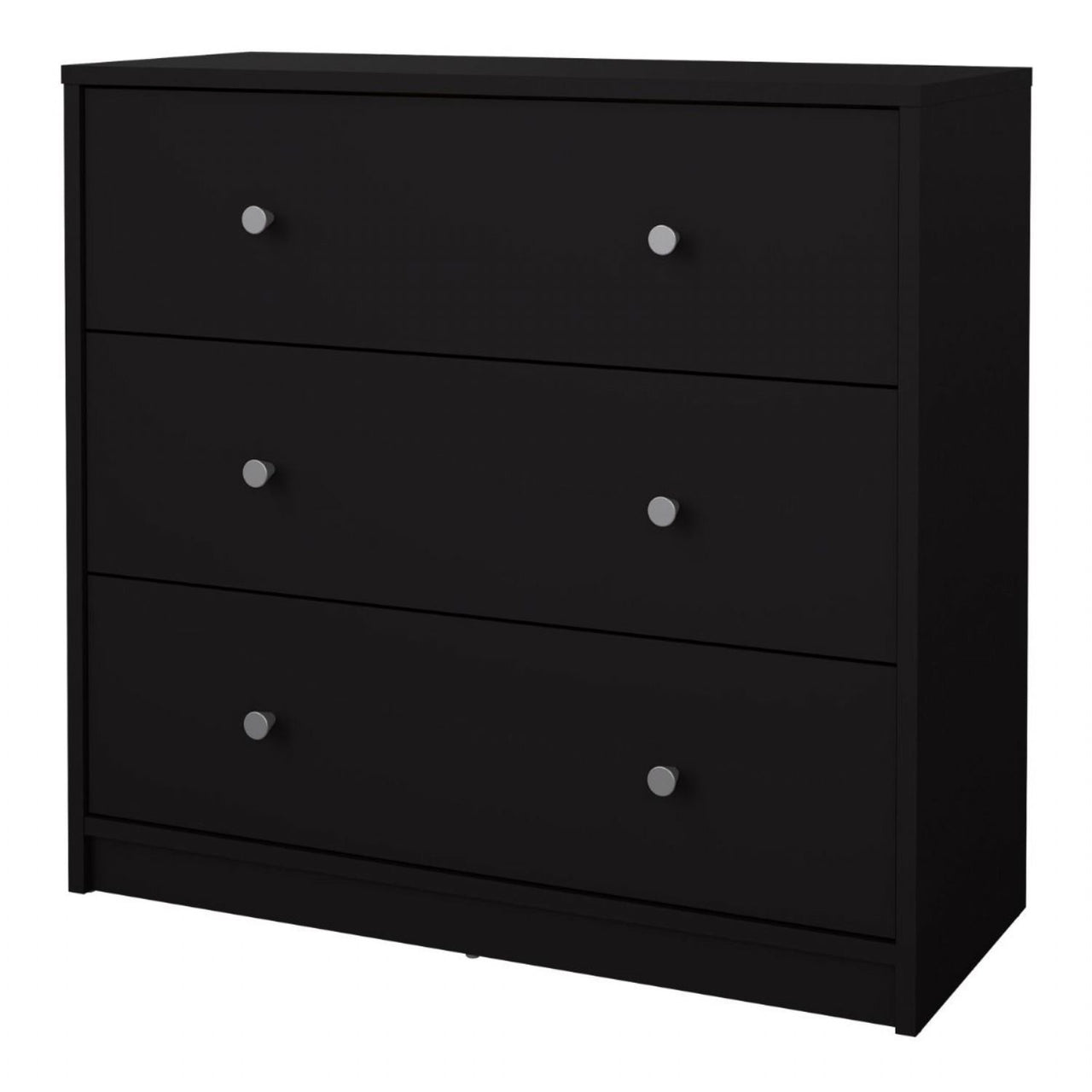 Chest of 3 Drawers in Black