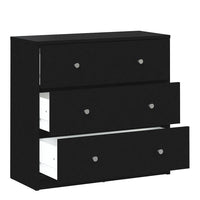 Thumbnail for Chest of 3 Drawers in Black