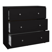 Thumbnail for Chest of 3 Drawers in Black