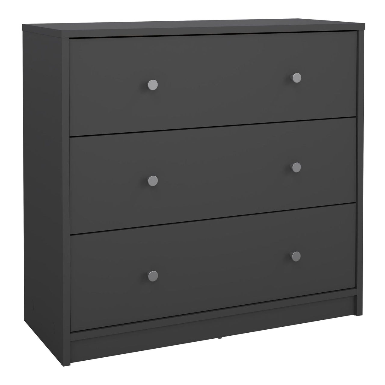 Chest of 3 Drawers in Grey