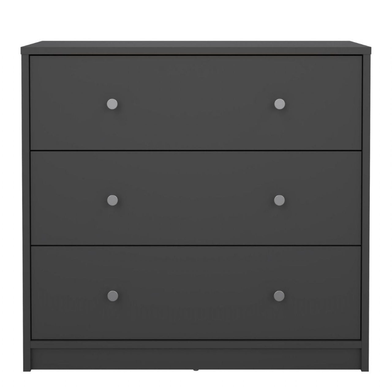 Chest of 3 Drawers in Grey