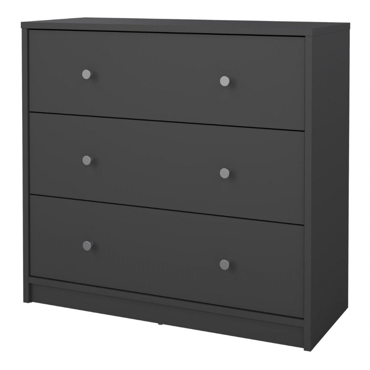 Chest of 3 Drawers in Grey