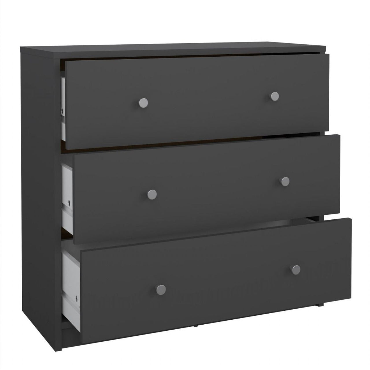 Chest of 3 Drawers in Grey