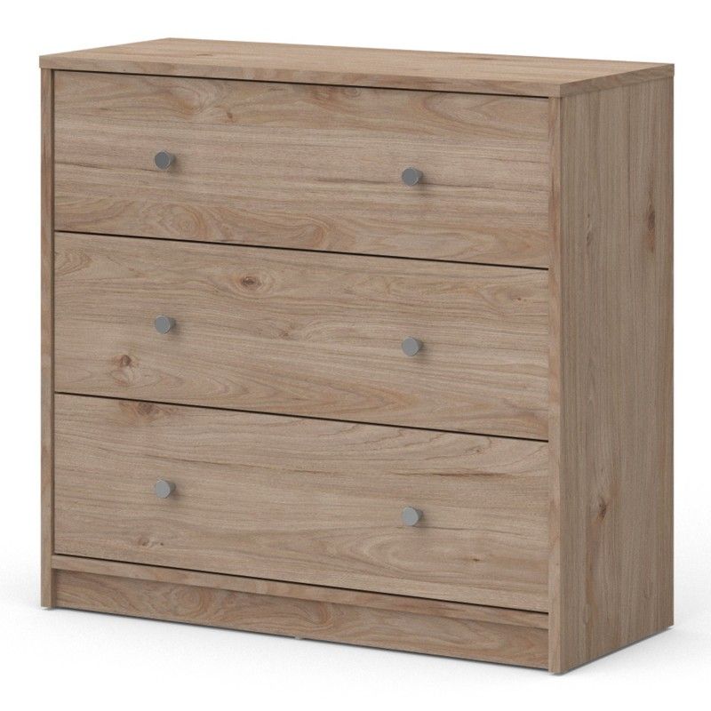 Chest of 3 Drawers in Jackson Hickory Oak