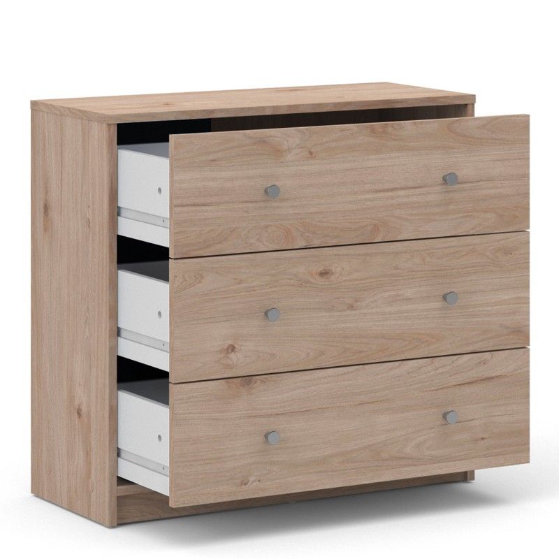 Chest of 3 Drawers in Jackson Hickory Oak