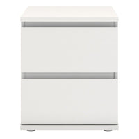 Thumbnail for Nova Bedside 2 Drawer in White