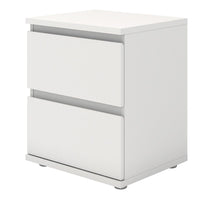 Thumbnail for Nova Bedside 2 Drawer in White