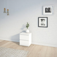 Thumbnail for Nova Bedside 2 Drawer in White